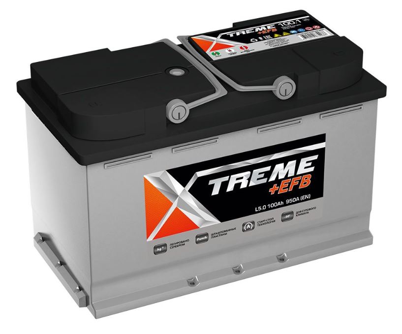 XTREME +EFB 100 обр (L5.0, 950А)