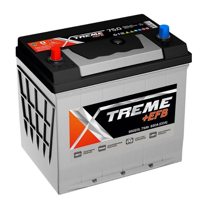 XTREME +EFB  75 обр (95D23L, 690А)