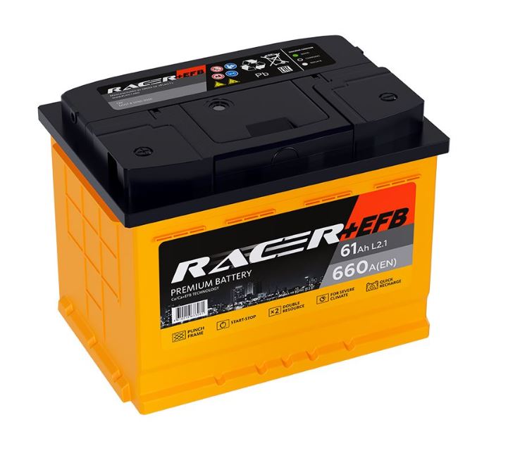 RACER +EFB 61 пр (L2.0, 660А, KN)