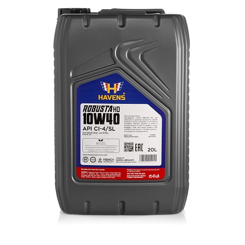 Havens Robusta HD SAE 10W40 API CI-4SL 20L