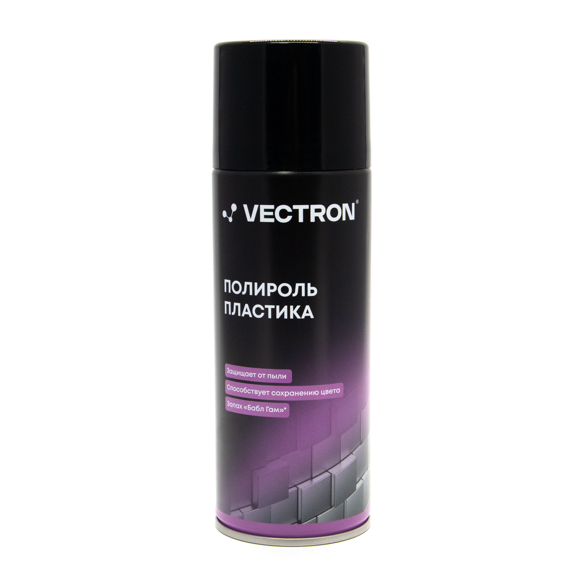 Полироль пластика Vectron, Bubble Gum, аэрозоль, 520 мл, масса 260 г6